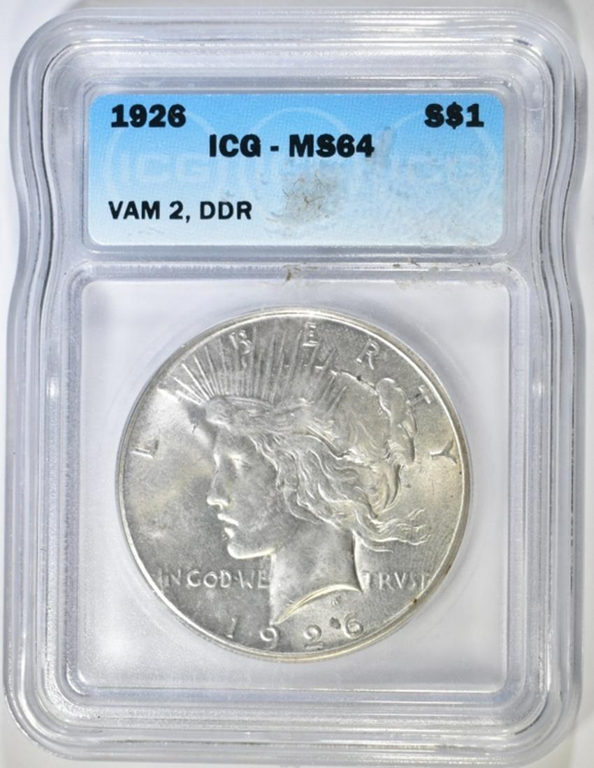 1926 PEACE DOLLAR ICG MS-64 (1 of 4)