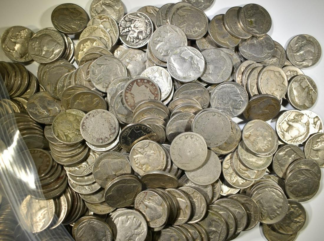 300 MIXED DATE LIBERTY & BUFFALO NICKELS (1 of 2)