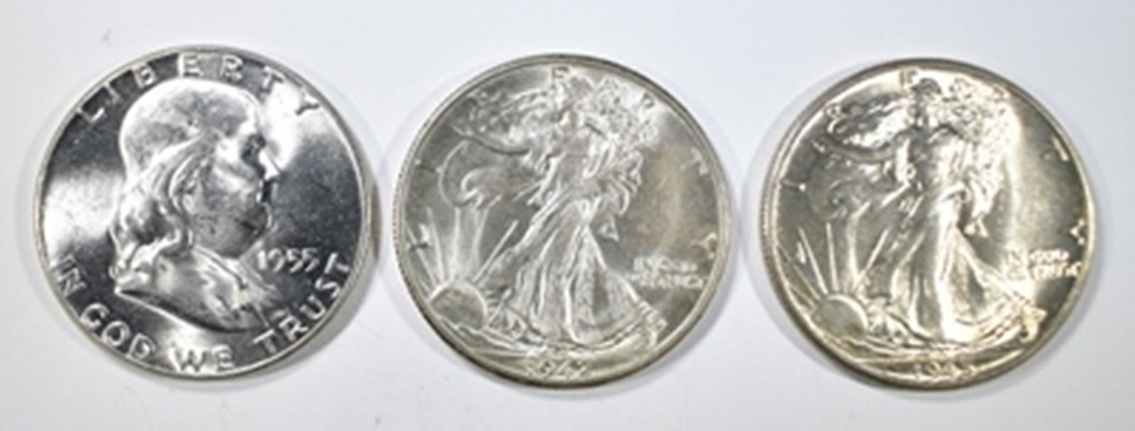 3 CH BU HALF DOLLARS (1 of 2)