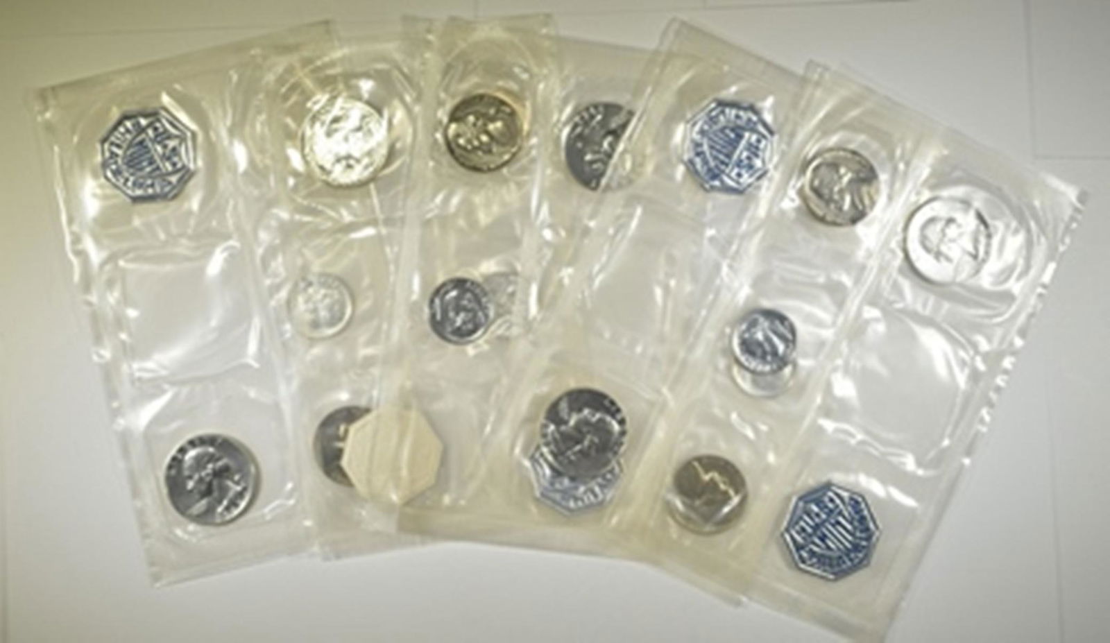 5-1963 U.S. PROOF SETS MISSING CENT & HALF DOLLAR (1 of 1)