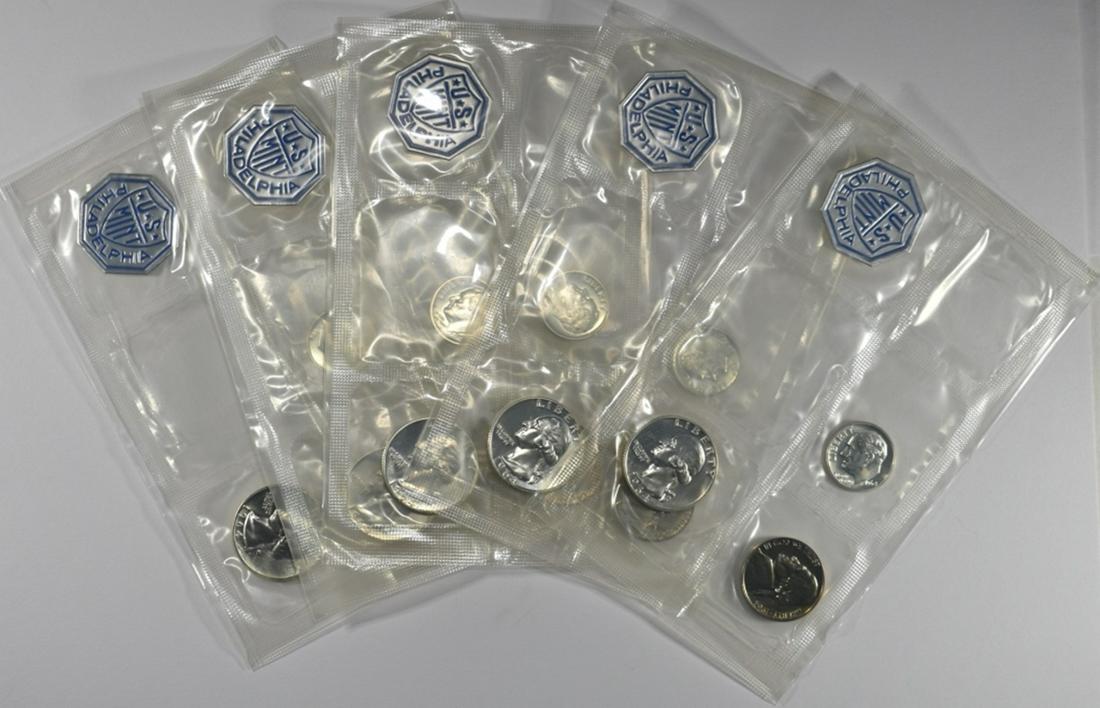 5-1964 U.S. PROOF SETS MISSING HALF DOLLAR & CENT (1 of 1)