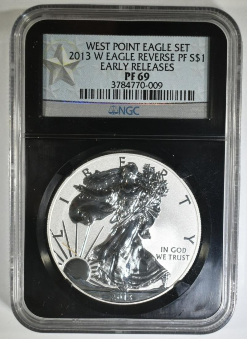 2013-W AMERICAN SILVER EAGLE NGC REV. PF-69 (1 of 4)