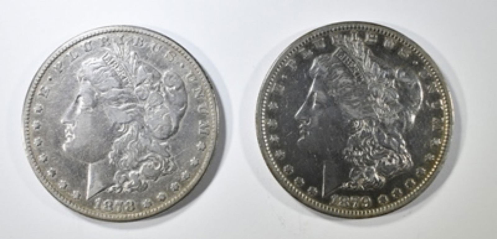 1878 7TF & 1879 MORGAN DOLLARS (1 of 2)