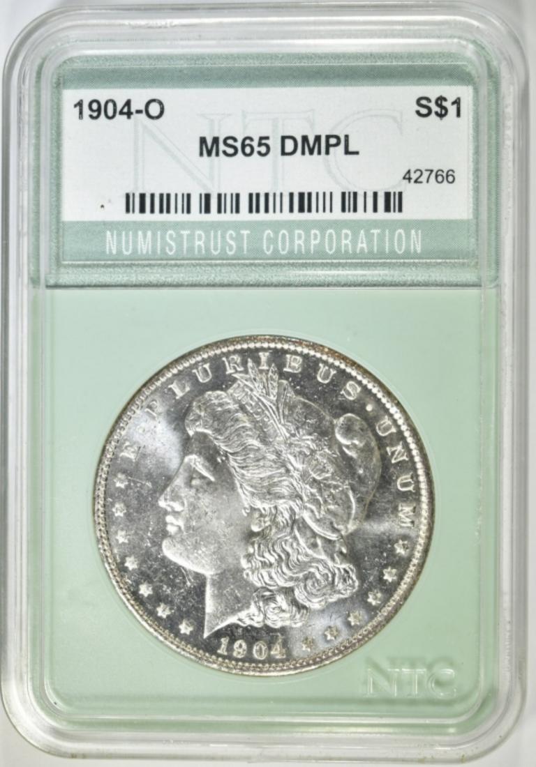 1904-O MORGAN DOLLAR  NTC GEM BU DMPL (1 of 4)