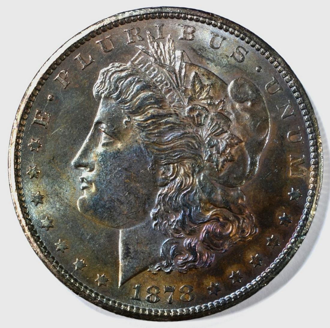 1878-CC MORGAN DOLLAR AU/BU COLOR (1 of 2)