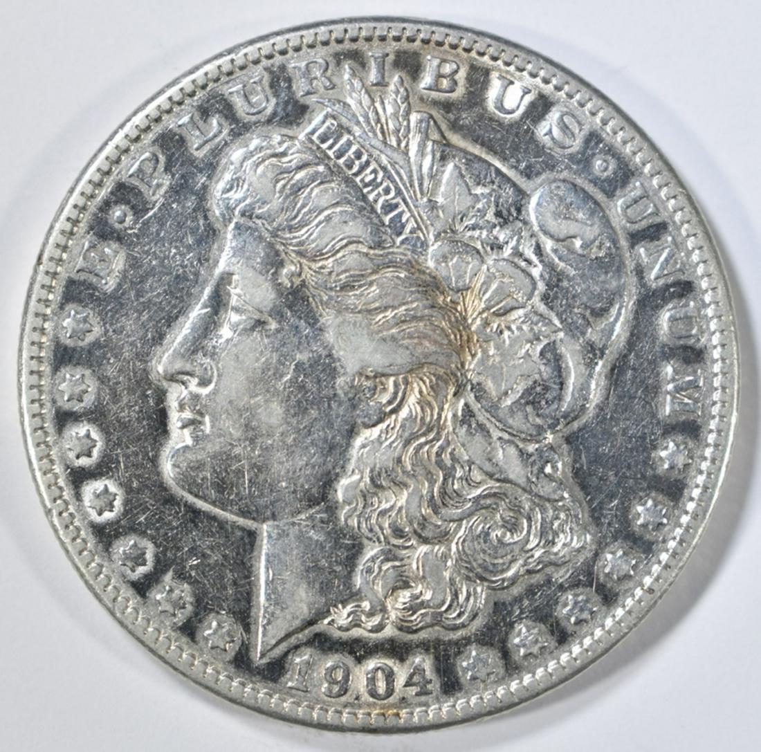 1904-S MORGAN DOLLAR XF CLEANED (1 of 2)