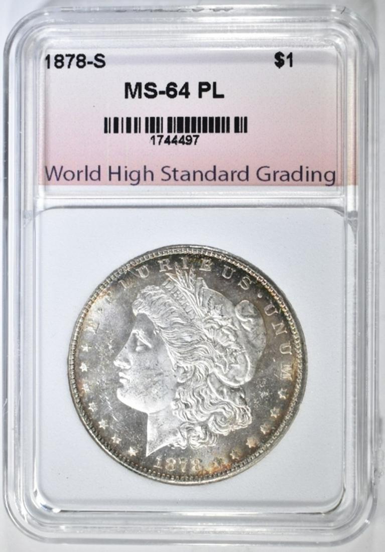 1878-S MORGAN DOLLAR WHSG CH/GEM BU PL (1 of 4)