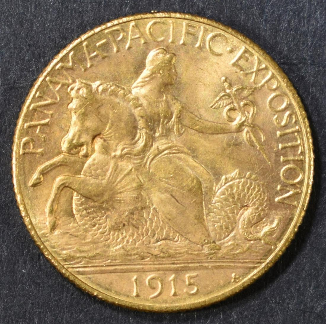 1915-S PAN PAC $2.5 GOLD COMMEM  CH/GEM BU (1 of 2)