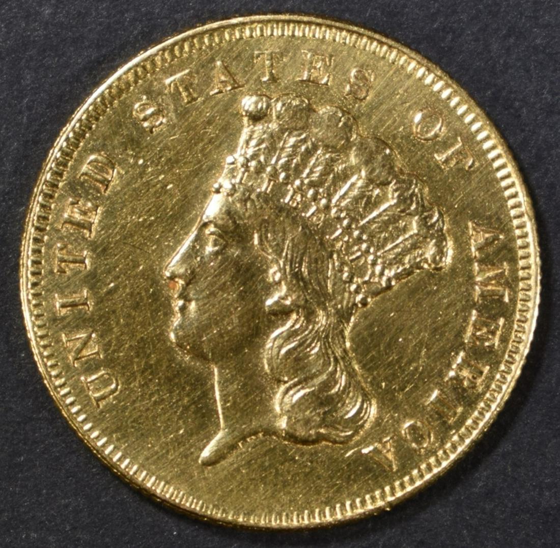 1864 GOLD $3 PRINCESS  CH AU (1 of 2)
