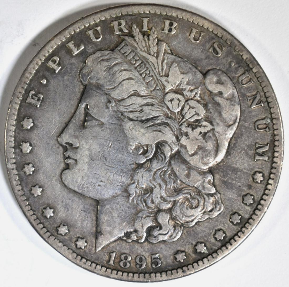 1895-S MORGAN DOLLAR VF: BID WITH SILVER CITY AUCTIONS ESTIMATE $700 - $800.