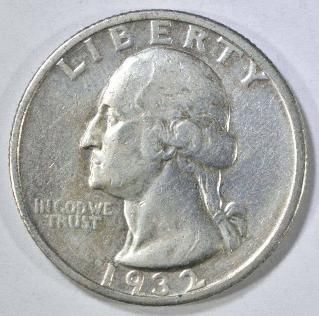 1932-S WASHINGTON QUARTER  AU (1 of 2)
