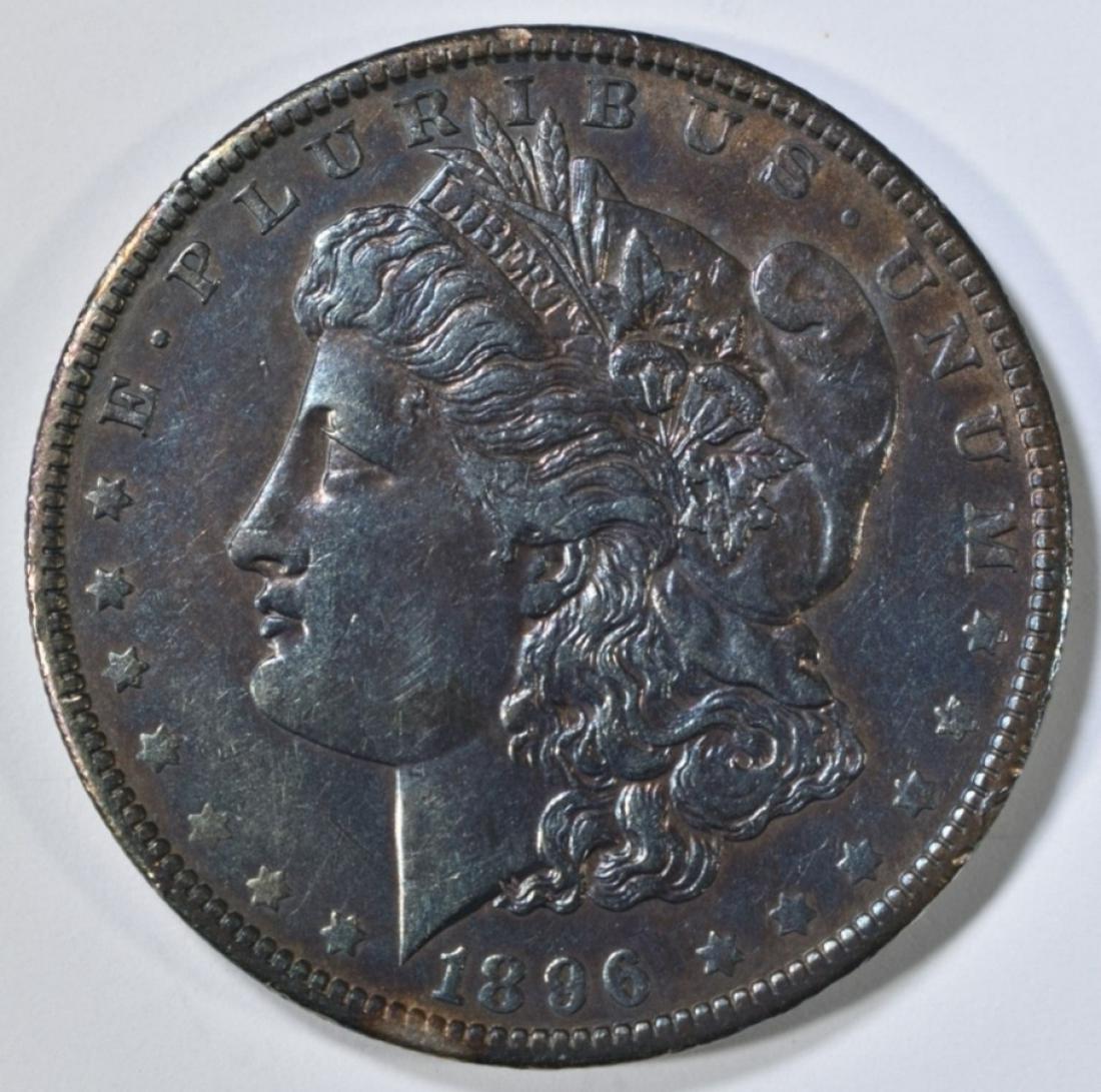 1896-O MORGAN DOLLAR AU/BU TONED (1 of 2)