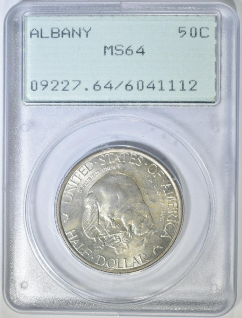 1936 ALBANY COMMEM HALF DOLLAR  PCGS MS-64 (1 of 4)