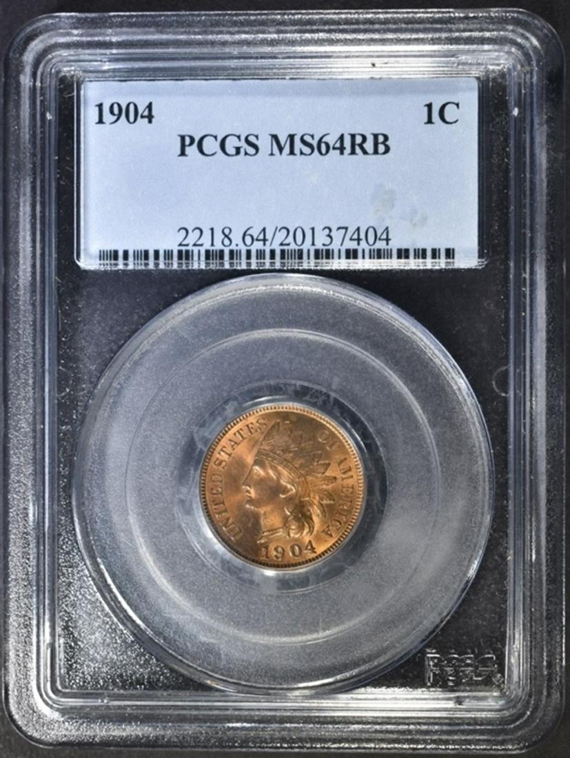1904 INDIAN HEAD CENT  PCGS MS-64 RB (1 of 4)