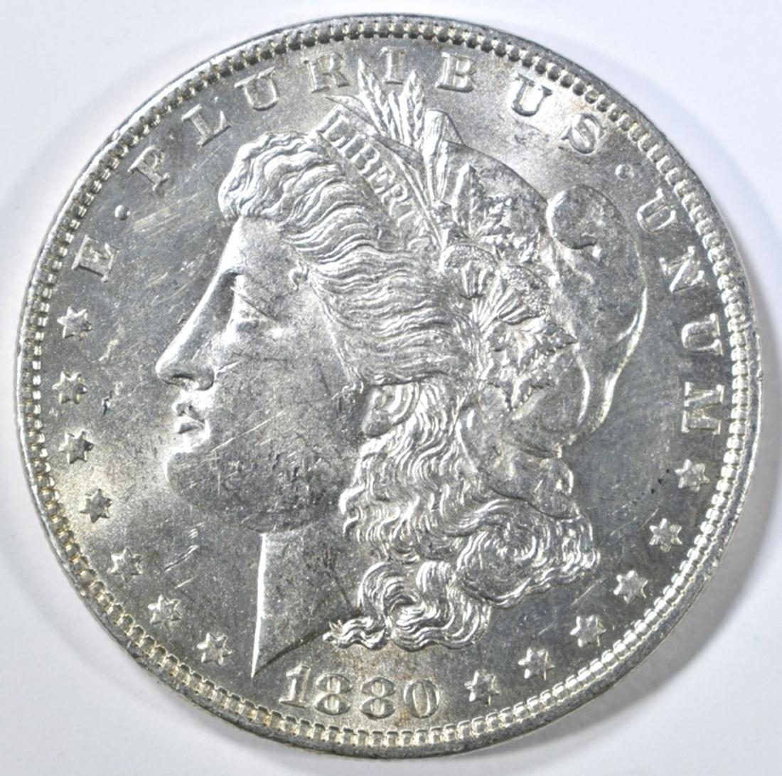 1880-O MORGAN DOLLAR AU/BU (1 of 2)