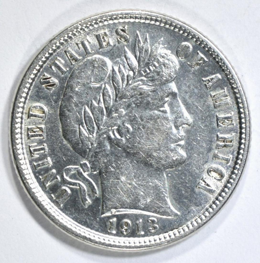 1913 BARBER DIME CH AU (1 of 2)