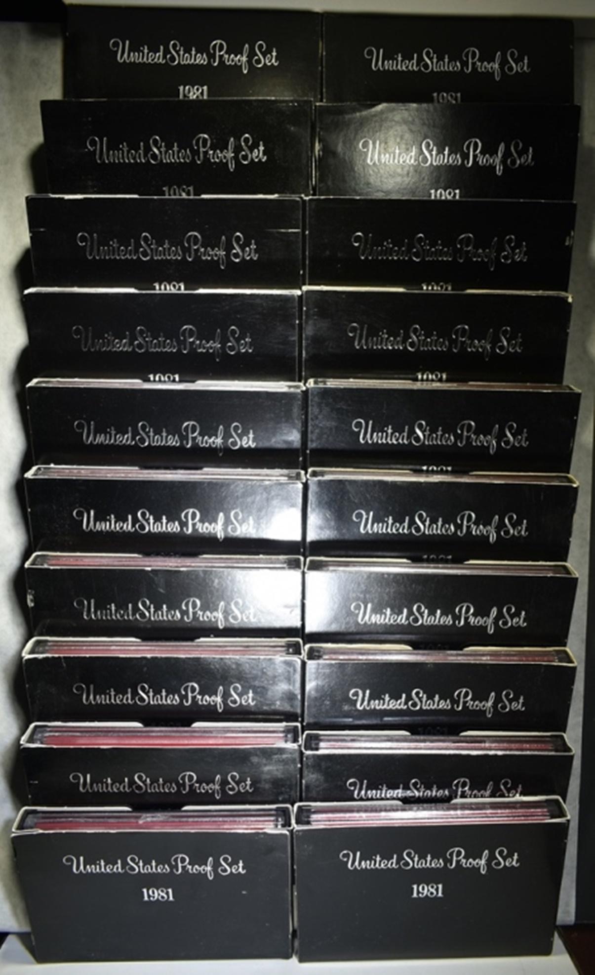 20-1981 U.S. PROOF SETS IN NICE ORIG PACKAGING (1 of 3)