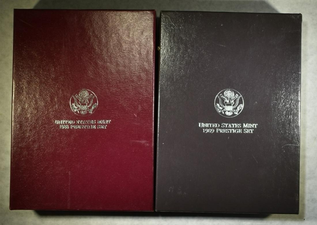 1988 & 89 U.S. PRESTIGE PROOF SETS (1 of 2)