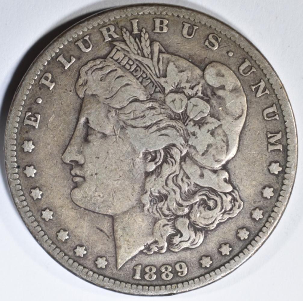 1889-CC MORGAN DOLLAR  VF (1 of 2)