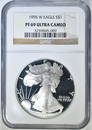 1995-W SILVER EAGLE NGC PF-69 ULTRA CAMEO