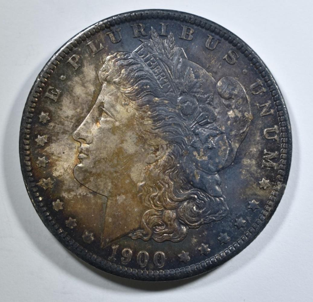 1900-O MORGAN DOLLAR CH BU COLOR (1 of 2)
