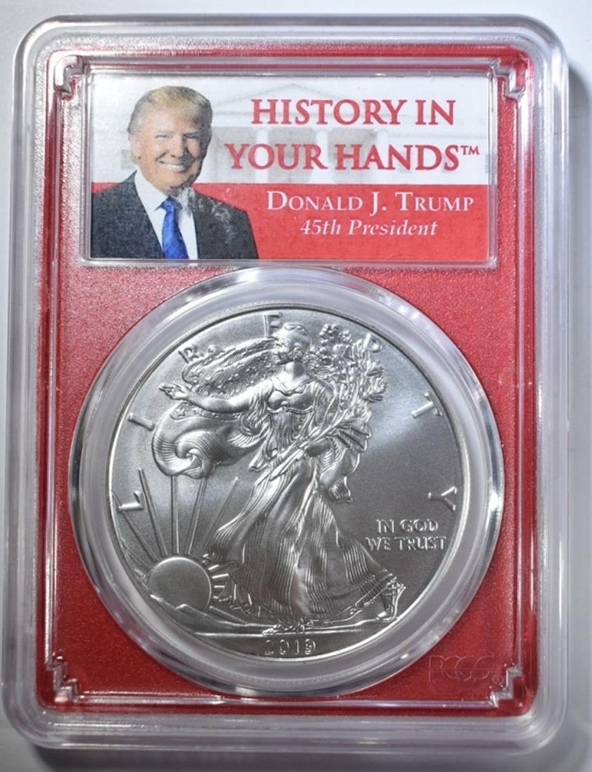 2019 AMERICAN SILVER EAGLE  PCGS MS-70 (1 of 4)