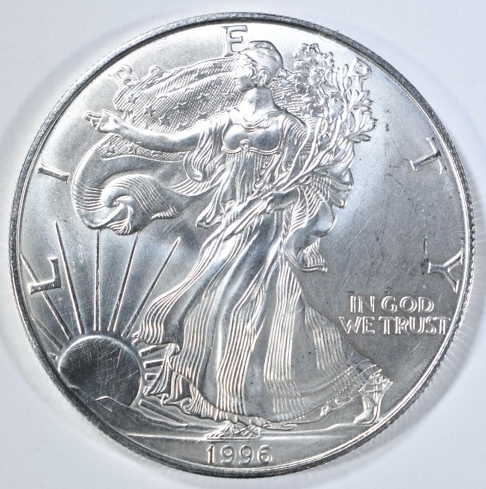 1996 BU AMERICAN SILVER EAGLE BETTER DATE (1 of 2)