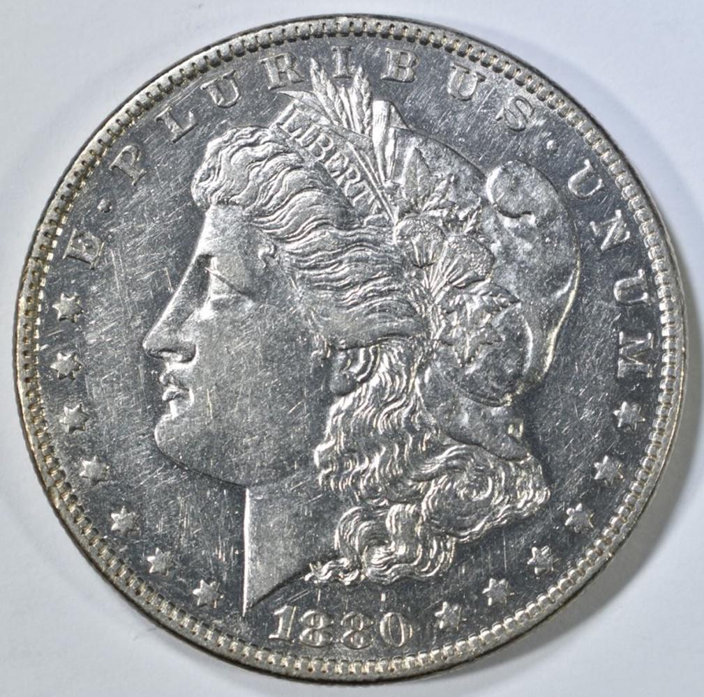1880-O MORGAN DOLLAR AU/BU FLASHY (1 of 2)
