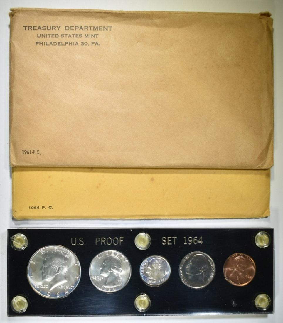(2) 1964 & (1) 1961 U.S. PROOF SETS (1 of 1)