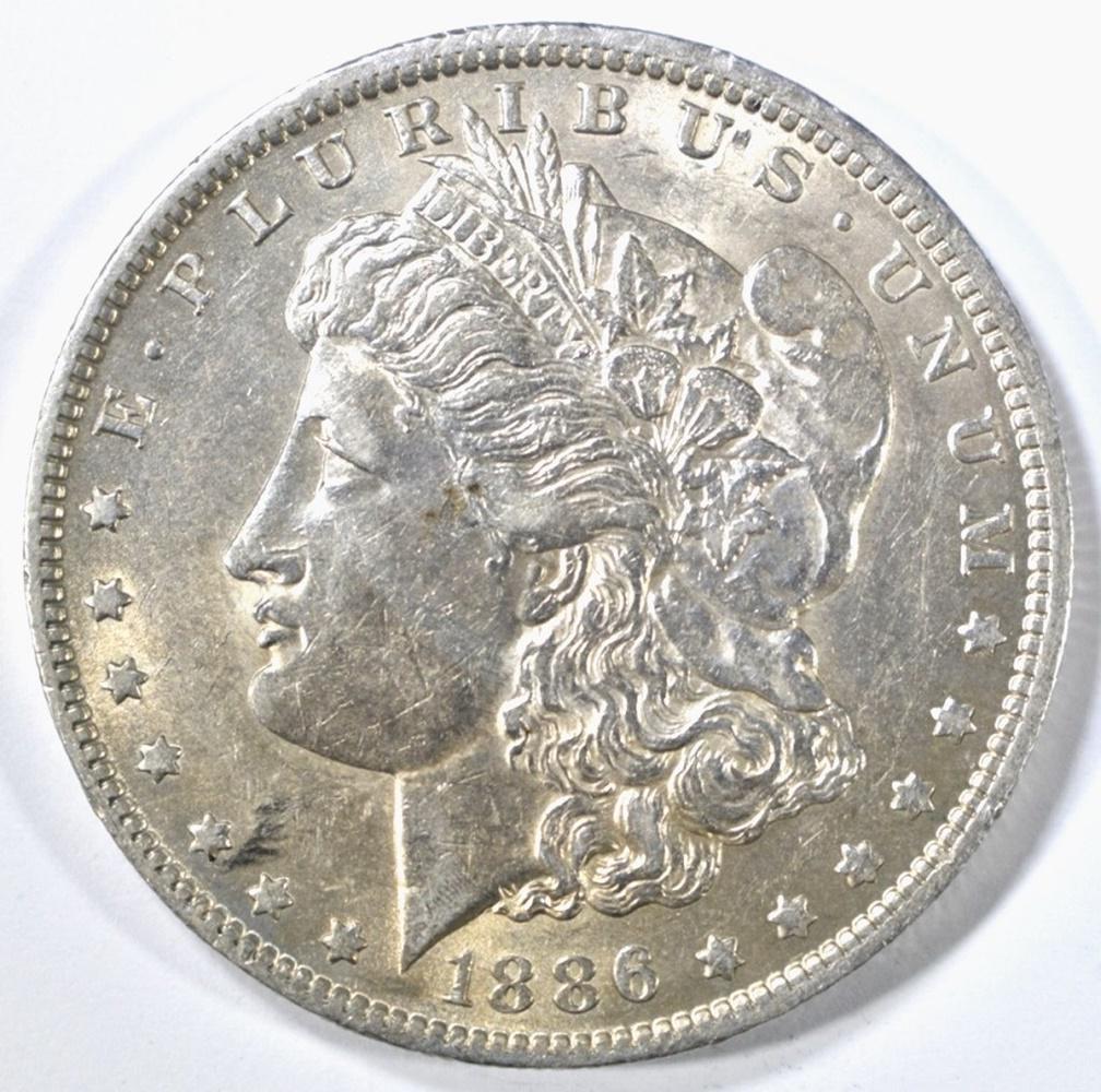 1886-O MORGAN DOLLAR AU/BU (1 of 2)