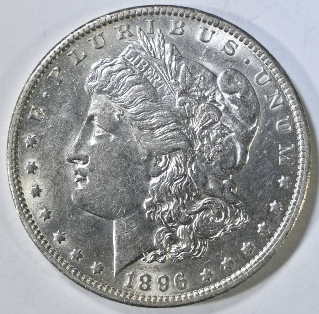 1896-O MORGAN DOLLAR AU/BU (1 of 2)