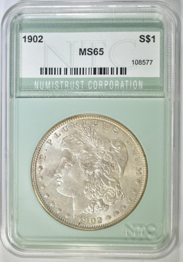 1902 MORGAN DOLLAR  NTC GEM BU (1 of 4)