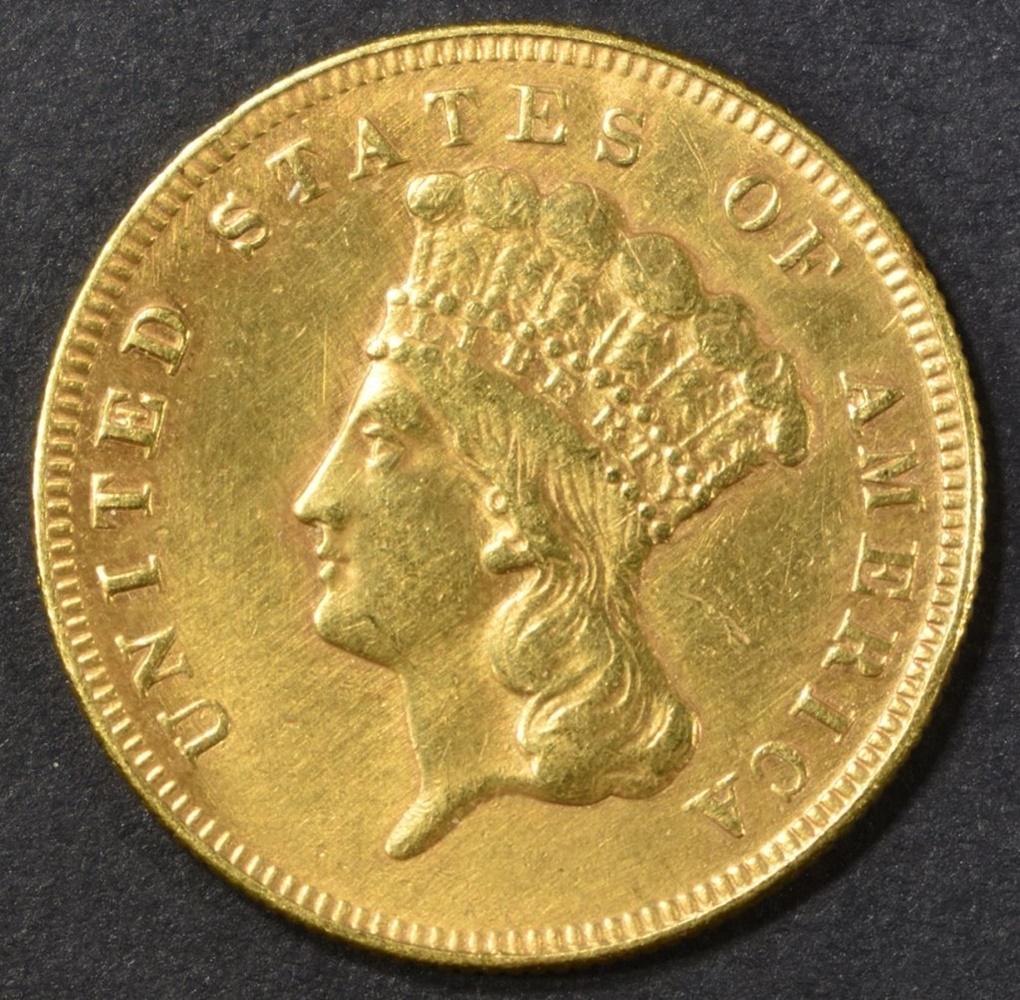 1874 GOLD $3 PRINCESS  XF (1 of 2)