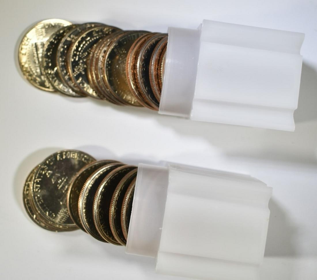 1976-P,D UNC ROLLS KENNEDY HALF DOLLARS (1 of 2)