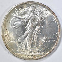 1935-S WALKING LIBERTY HALF DOLLAR  GEM ORIG UNC