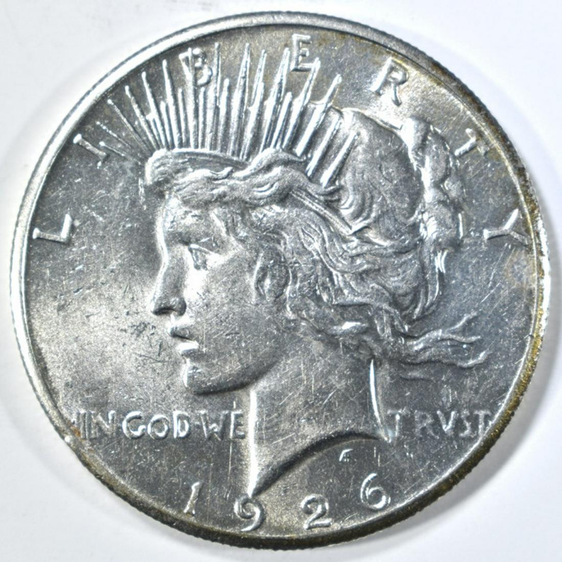 1926 PEACE DOLLAR CH BU (1 of 2)