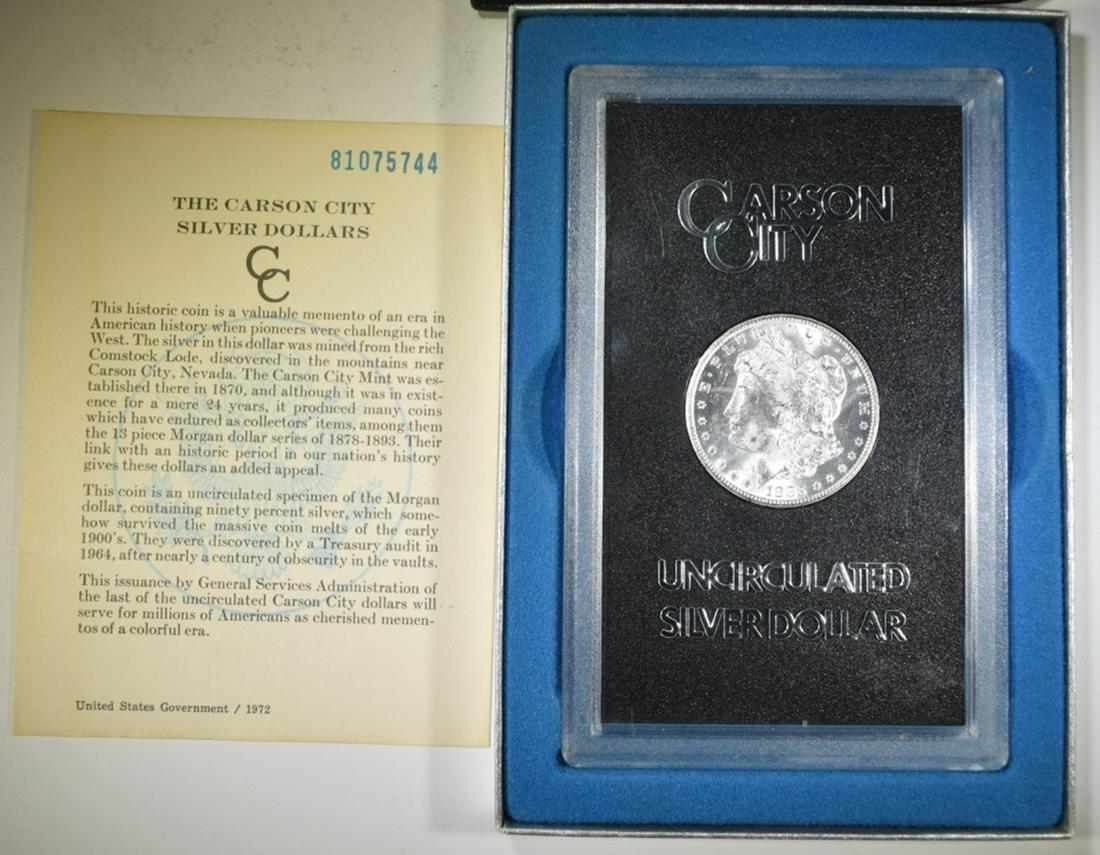 1883-CC GSA MORGAN DOLLAR  BOX & PAPERS (1 of 6)