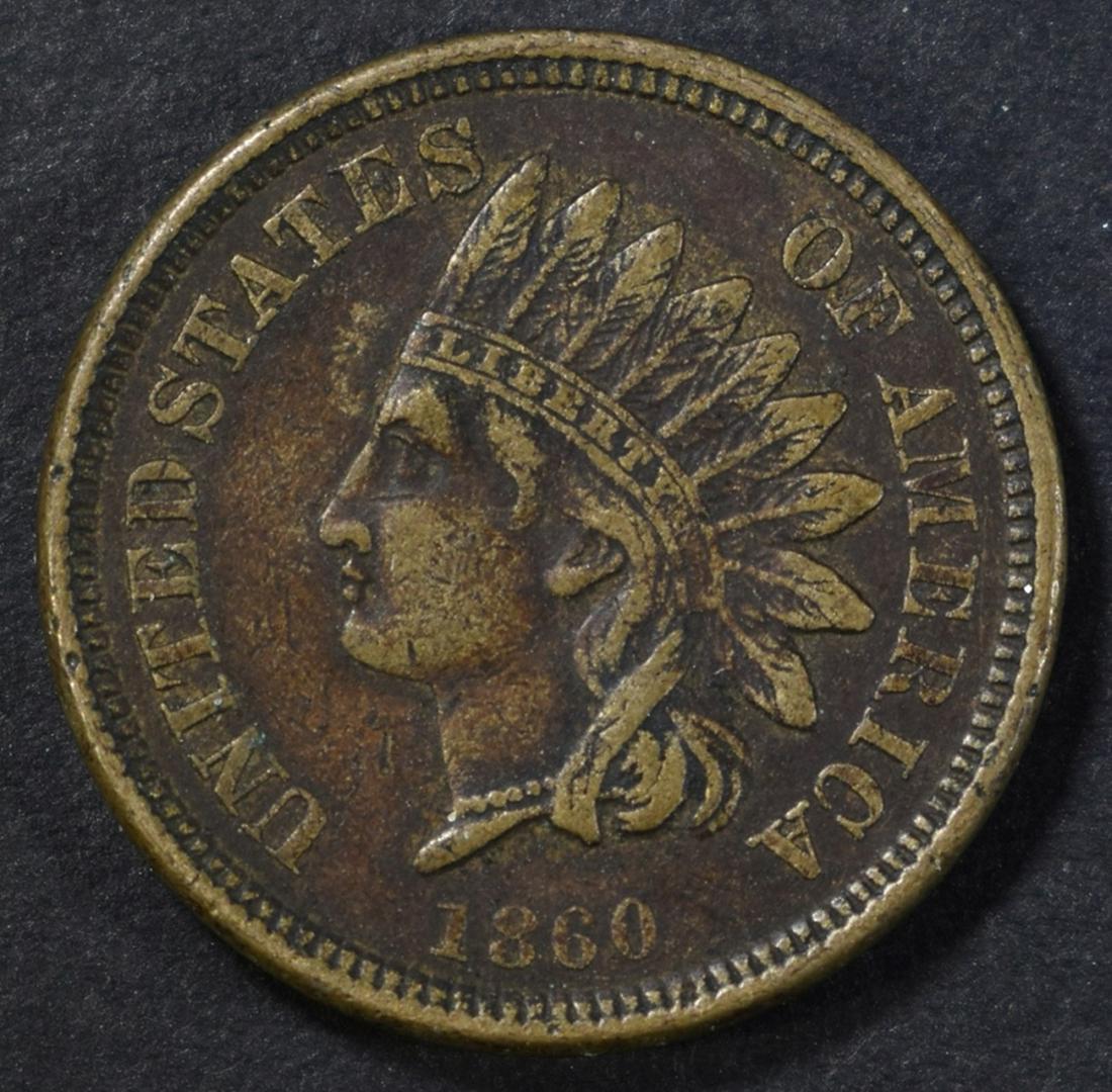 1860 INDIAN HEAD CENT  XF (1 of 2)