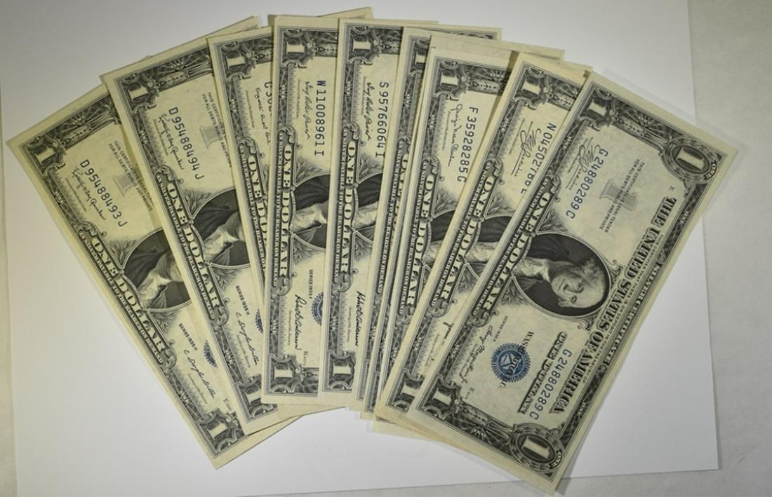 (10) 1935 $1 SILVER CERTIFICATES (1 of 1)