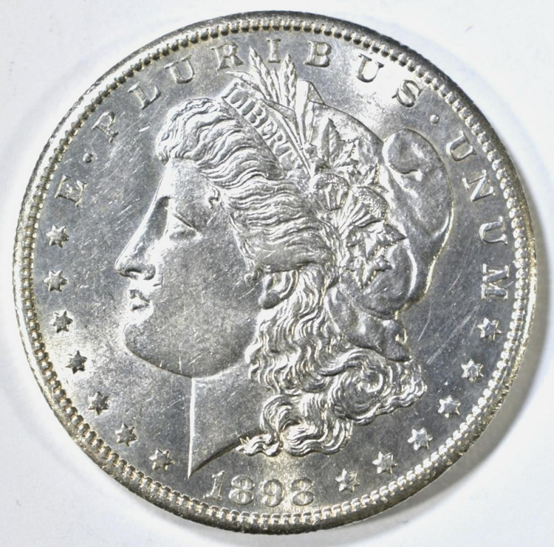 1898-S MORGAN DOLLAR CH BU (1 of 2)
