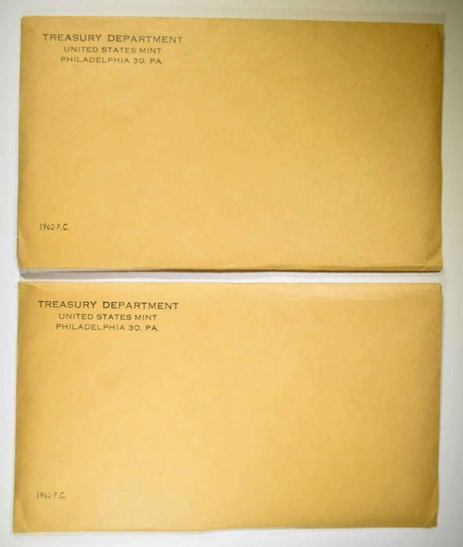 (2) 1962 SEALED U.S. MINT PROOF SETS (1 of 2)
