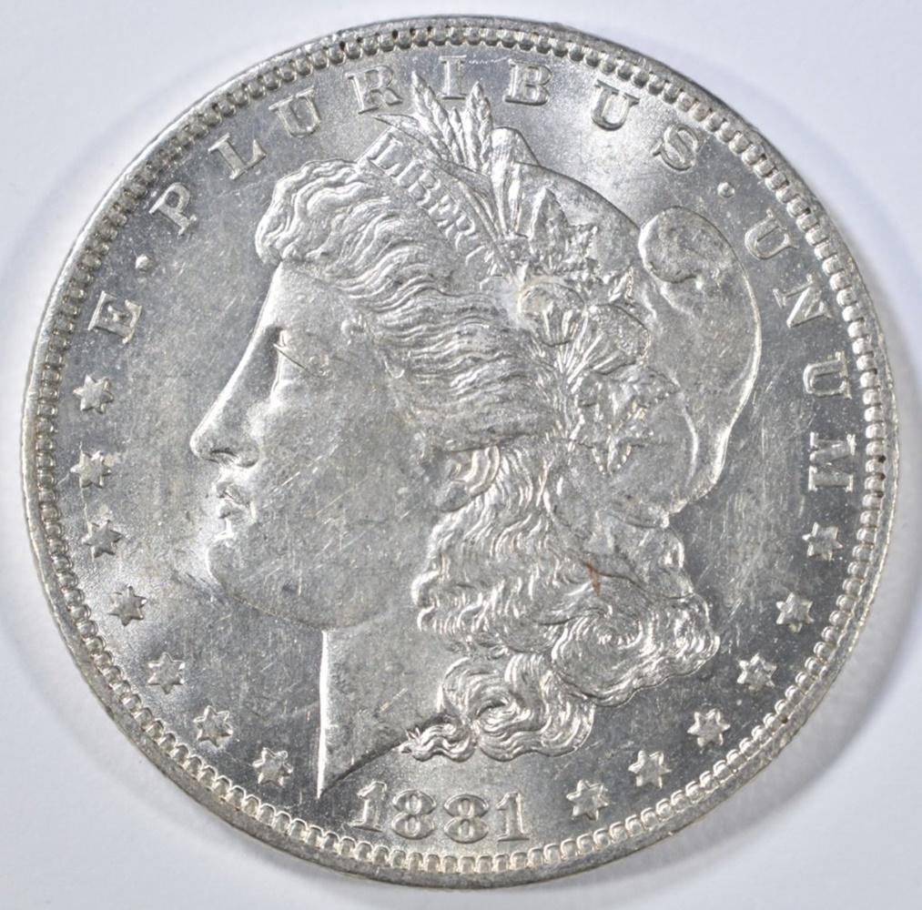 1881-O MORGAN DOLLAR  BU (1 of 2)