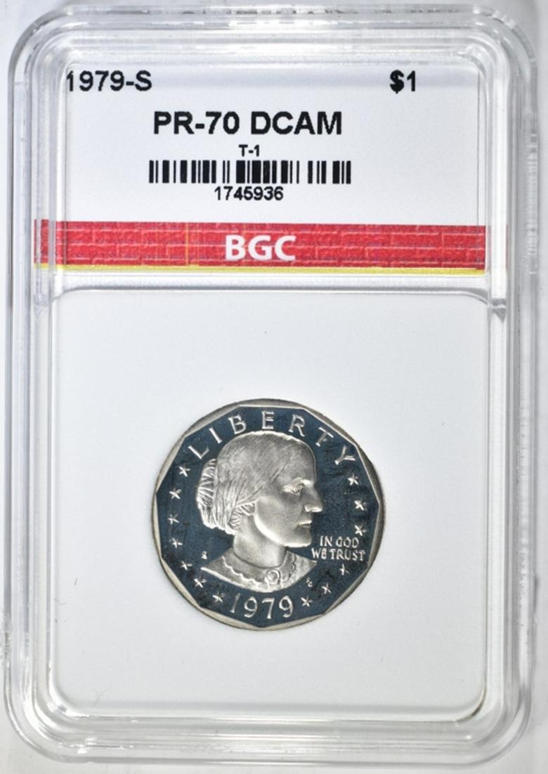 1979-S T-1 SBA DOLLAR BGC PERFECT GEM PR DCAM (1 of 4)