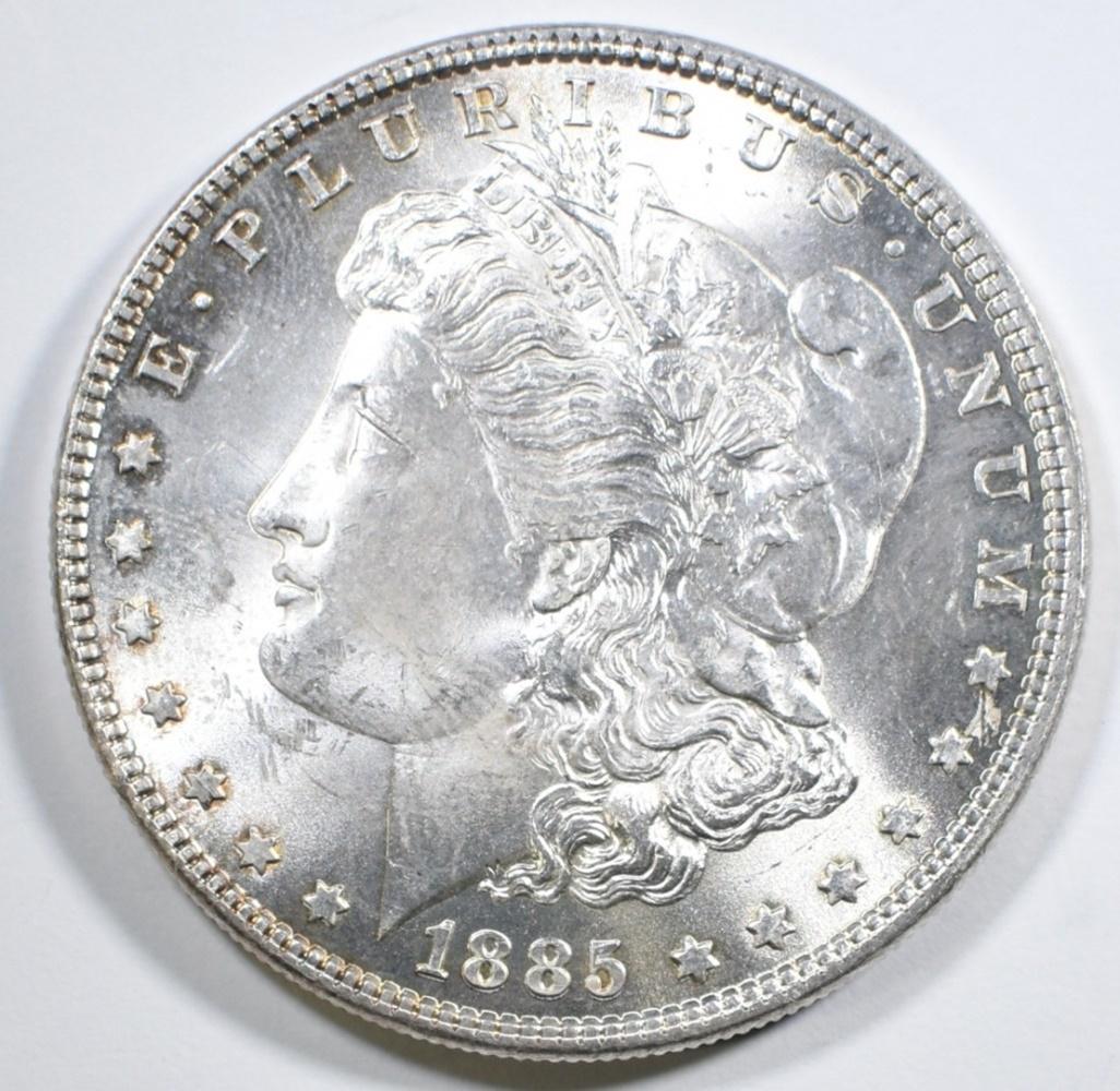 1885 MORGAN DOLLAR CH BU (1 of 2)