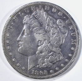 1893-S MORGAN DOLLAR VF+  KEY DATE