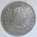 1795 FLOWING HAIR DOLLAR  VF