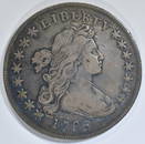 1796 SD, LL BUST DOLLAR  XF