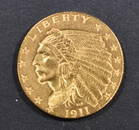 1911-D GOLD $2.5 INDIAN  CH/GEM BU