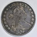 1806 PTD 6, STEM BUST HALF DOLLAR   CH ORIG UNC