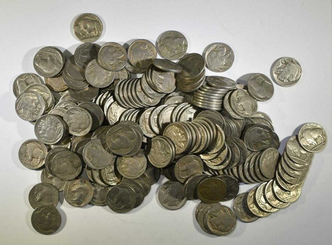 200 MIXED DATE BUFFALO NICKELS (1 of 2)